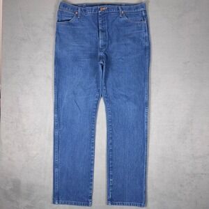 Wrangler 13MWZ Jeans Mens 40x34 Cowboy Cut Original Fit Western Rodeo Denim Blue